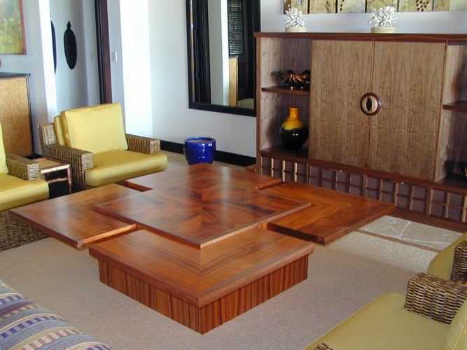 CLOVER COFFEE TABLE AND WALL UNIT